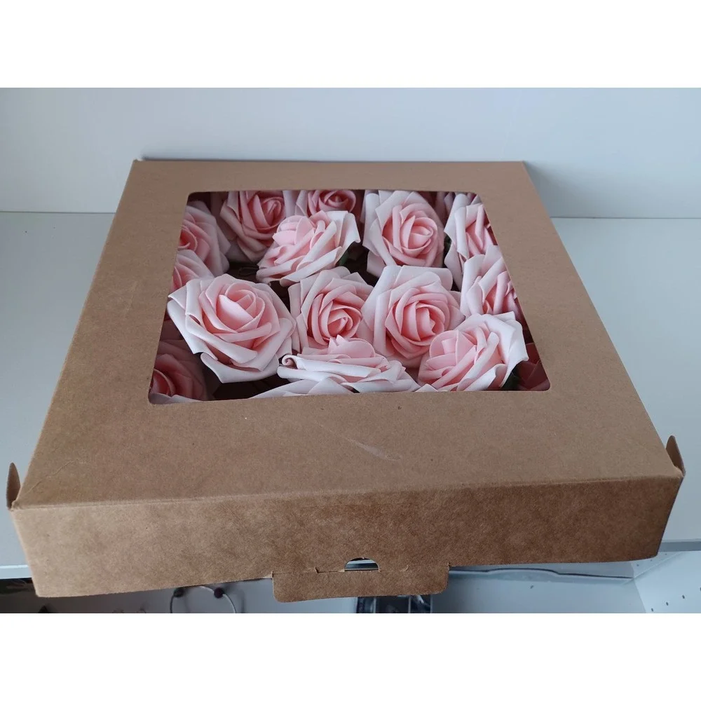 22 Pink Fake Individual Decor Flowers Wedding Parties